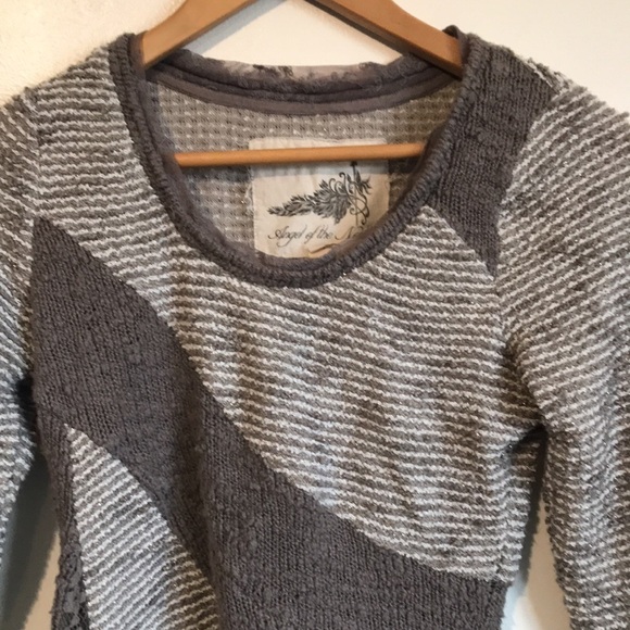 ANTHROPOLOGIE Angel of the North leta pullover knit sweater size small - Picture 4 of 11